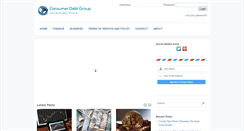 Desktop Screenshot of consumerdebtgroup.com